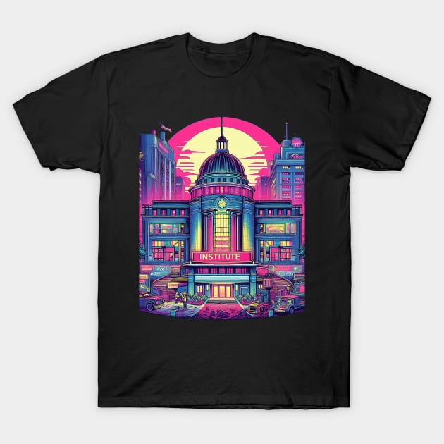 80s Retro style the institute T-Shirt by YourStyleB